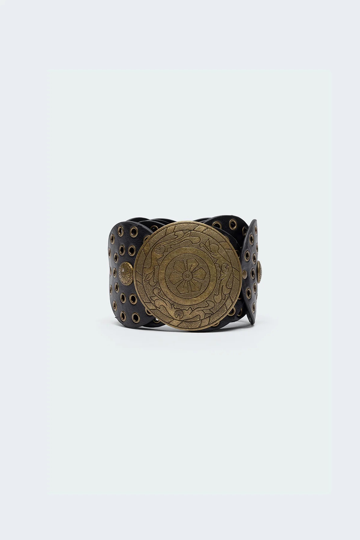 Faux Leather Western Disc Belt - Image 4