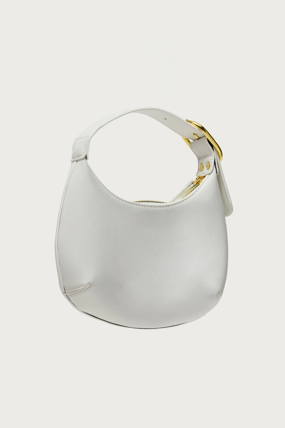 Buckle Strap Faux Leather Bag - Image 5
