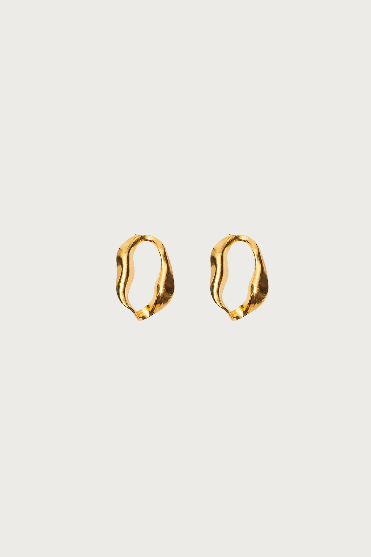 Effortless Abstract Stud Earrings - Image 2