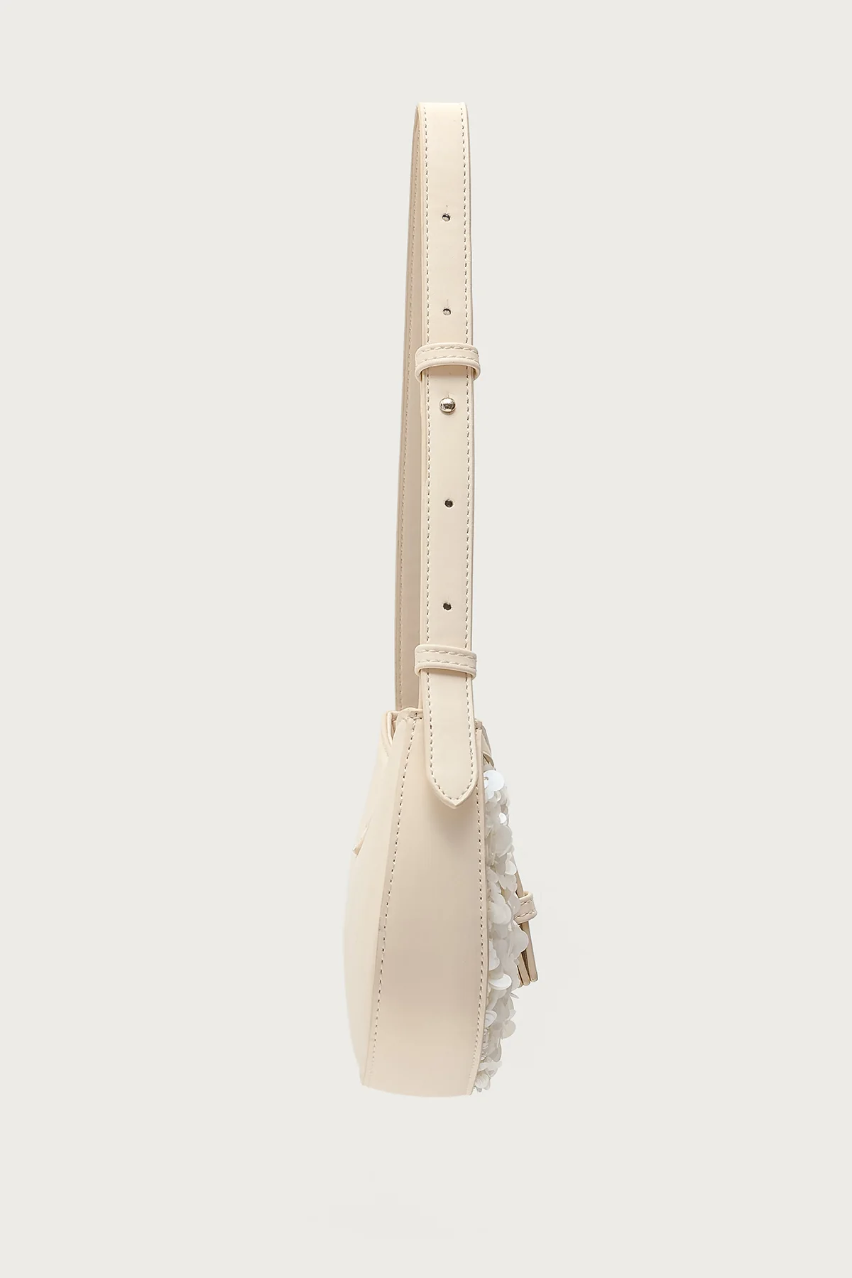 Sequin & Faux Leather Bag - Image 4