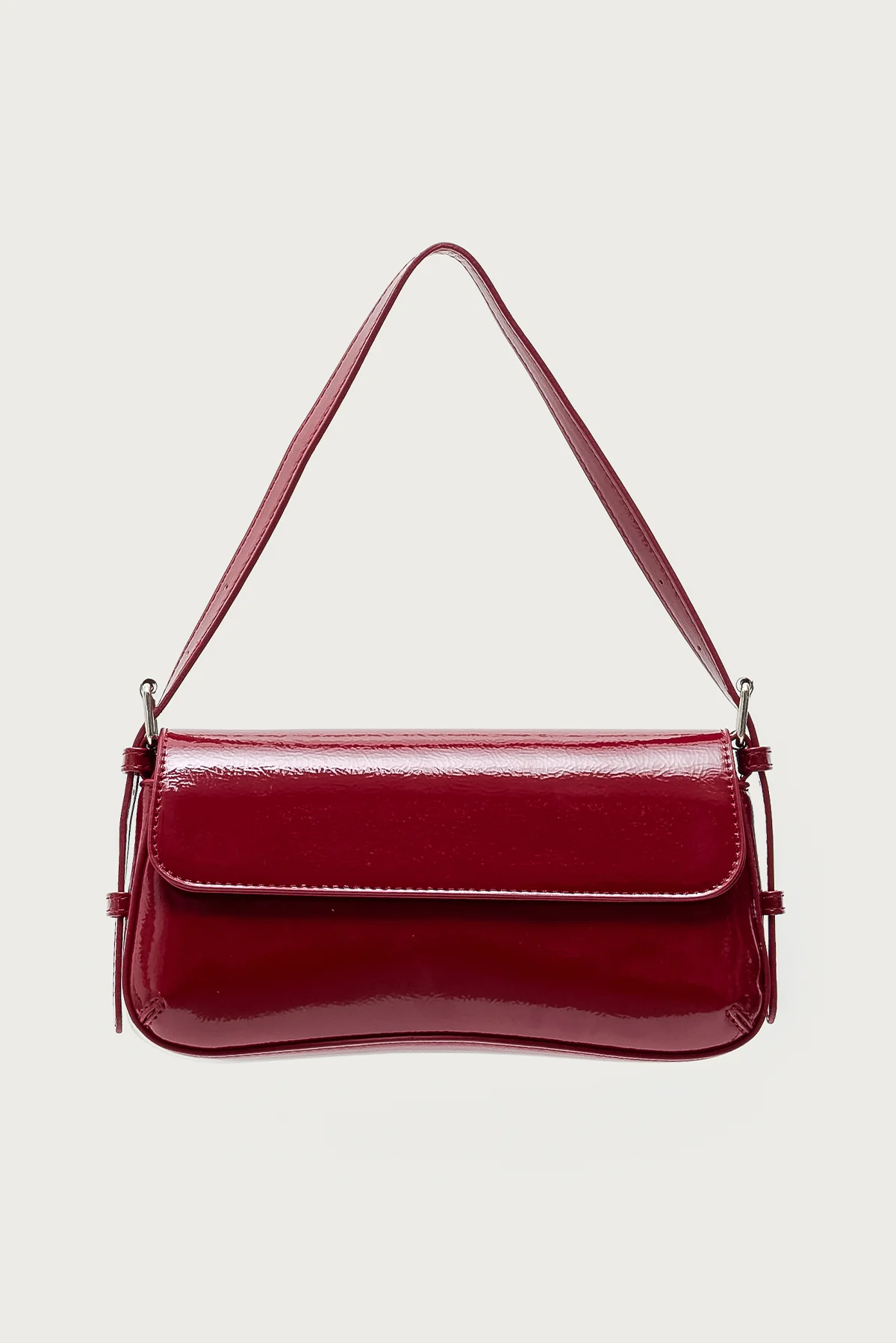 Red Carpet Faux Patent Leather Bag - Image 2