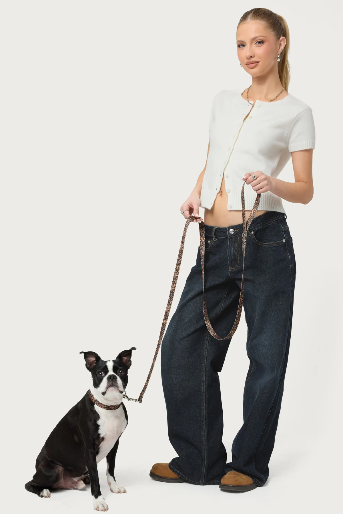 Leopard Print Pet Leash - Image 2