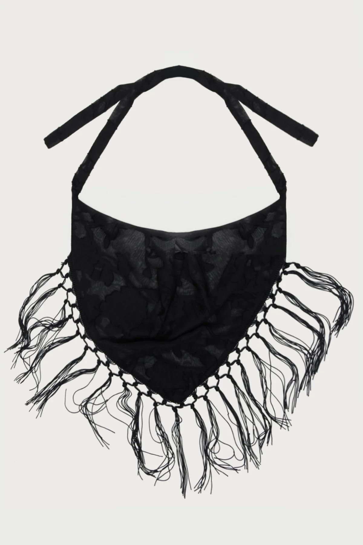 Floral Fringed Waist Scarf - Image 2