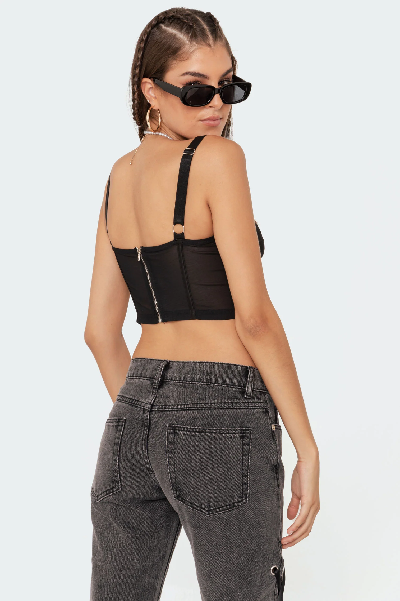 Teagen Mesh Corset Top - Image 5
