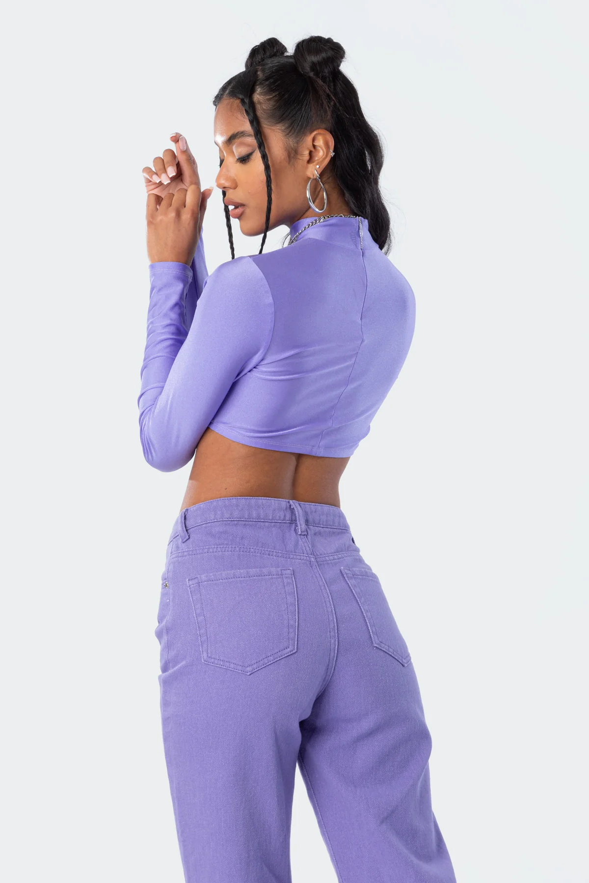 Kimmy Shiny Crop Top - Image 5