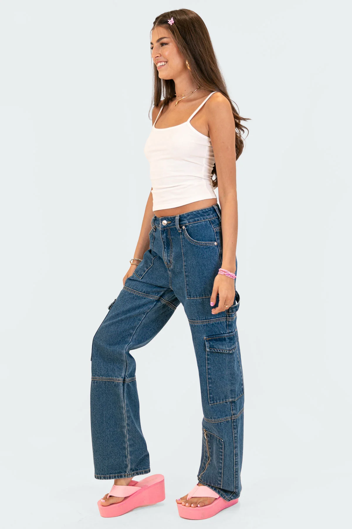 Jaimie Cargo Jeans - Image 3