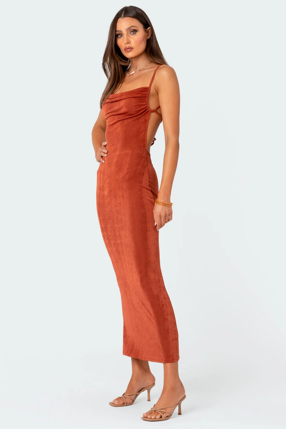 Clea Open Back Maxi Dress - Image 4