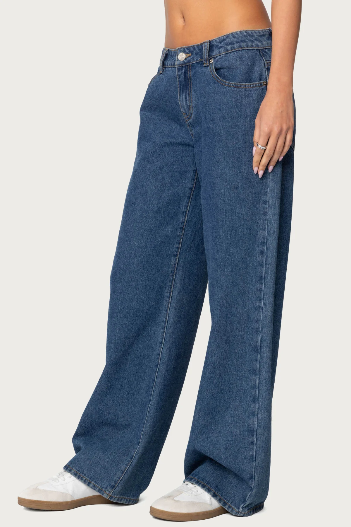 Raelynn Washed Low Rise Baggy Jeans - Image 5