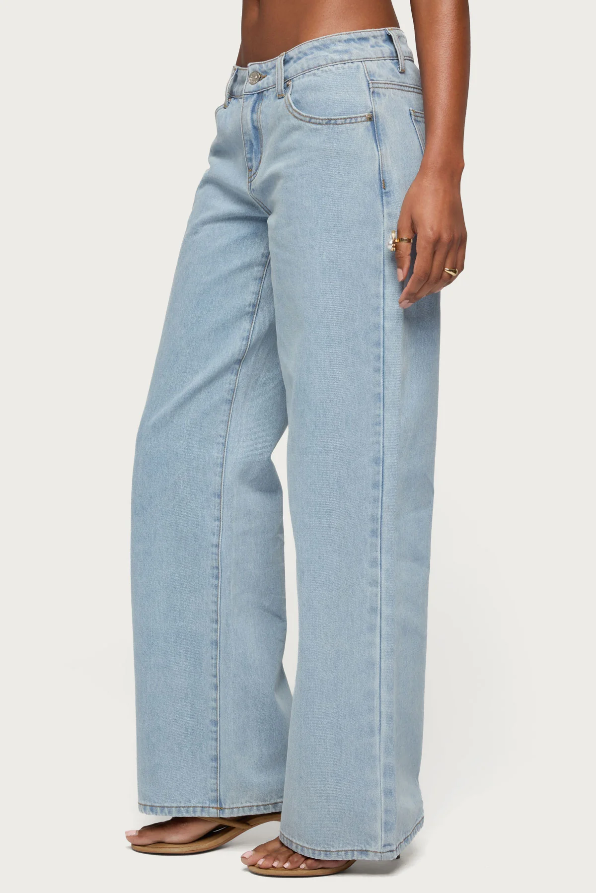 Tall Raelynn Washed Low Rise Baggy Jeans - Image 3