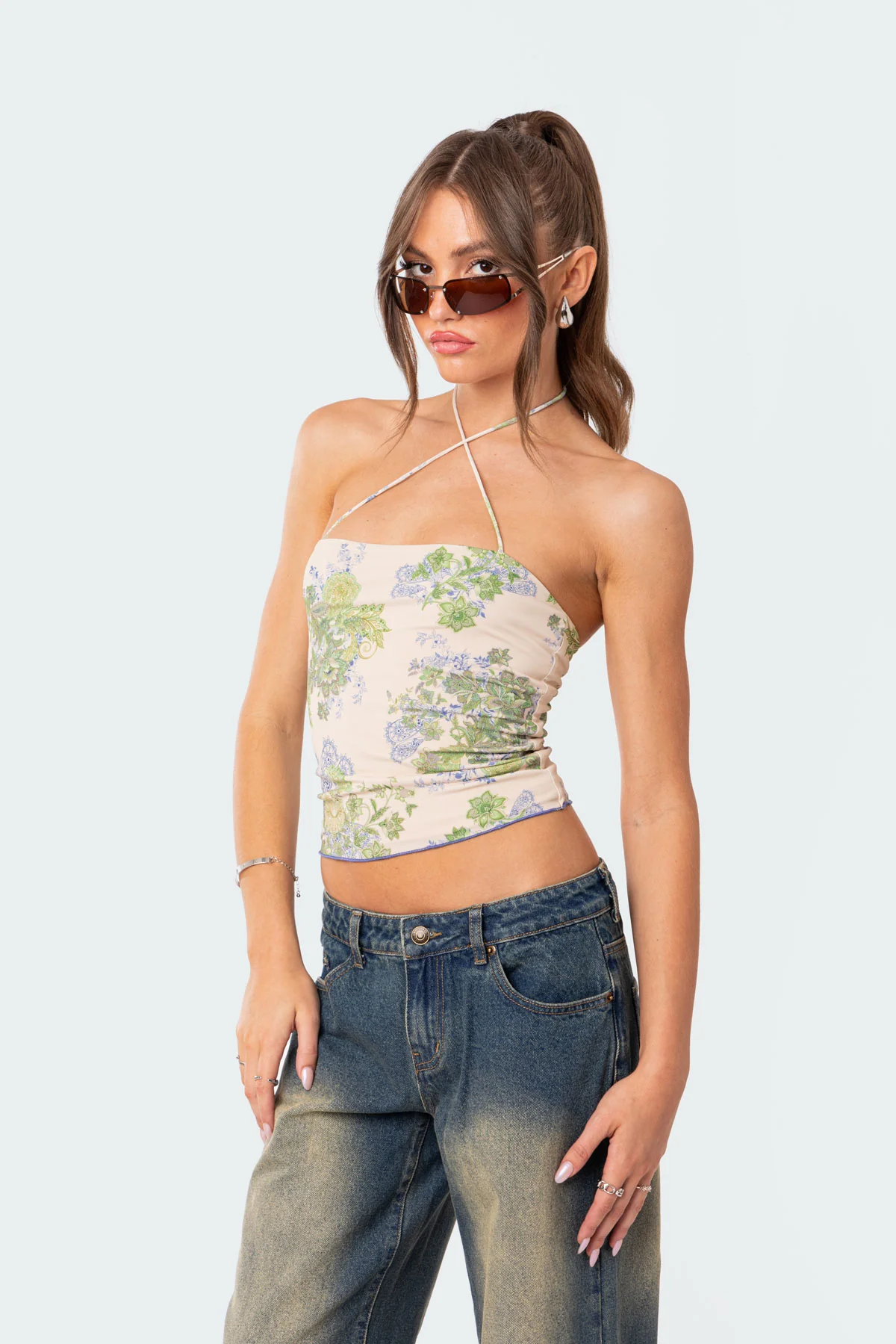 Garden Party Printed Top - Image 3