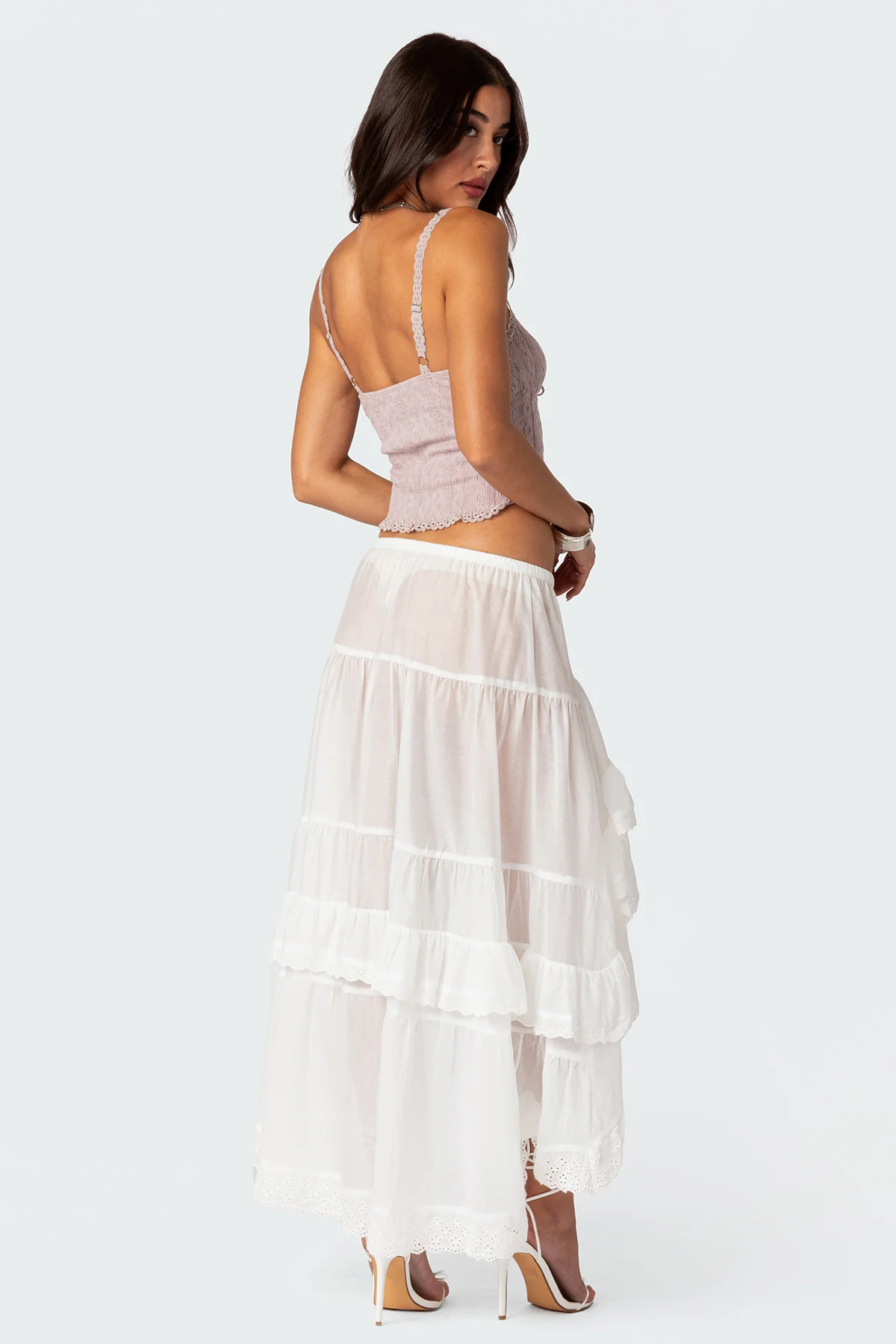 Lacey Knit Tank Top - Image 5