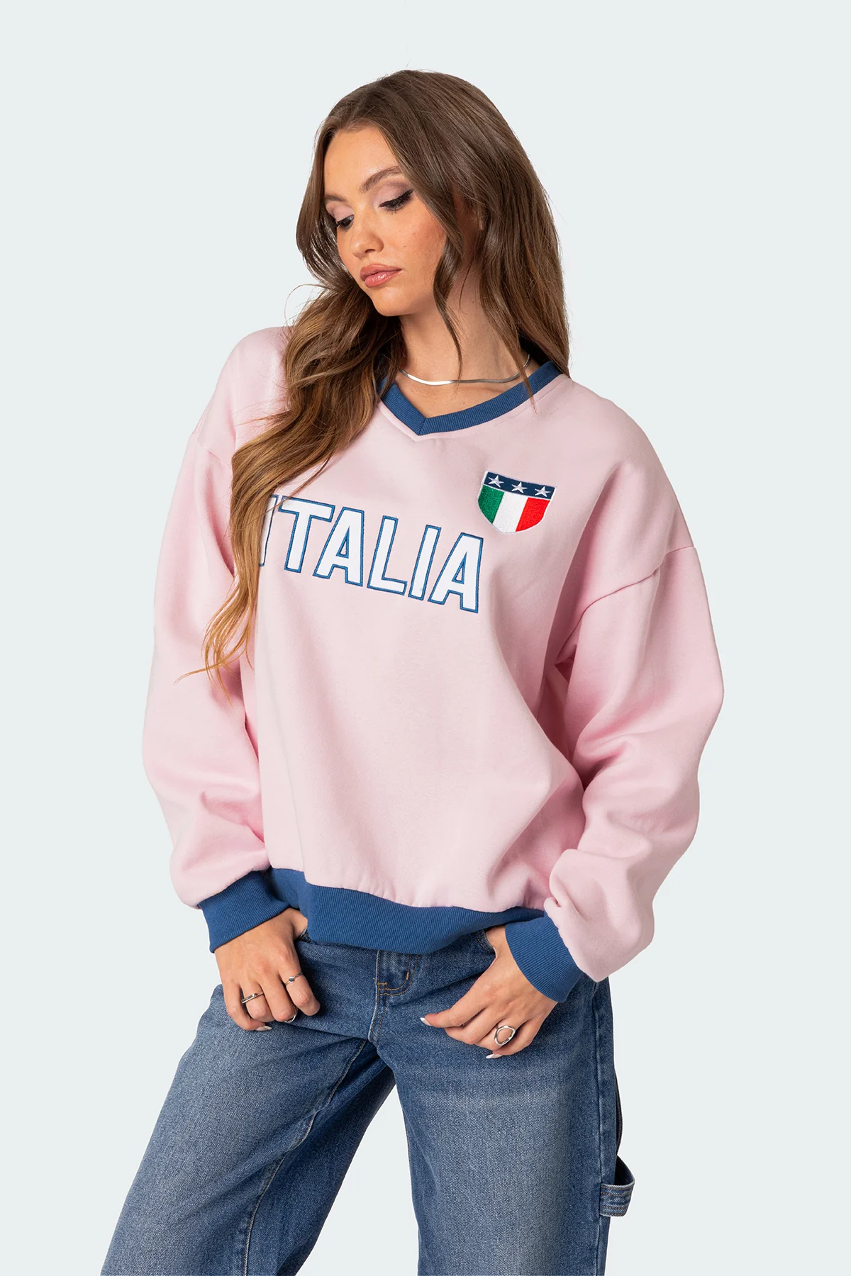 Italy Oversized Sweatshirt - Image 3