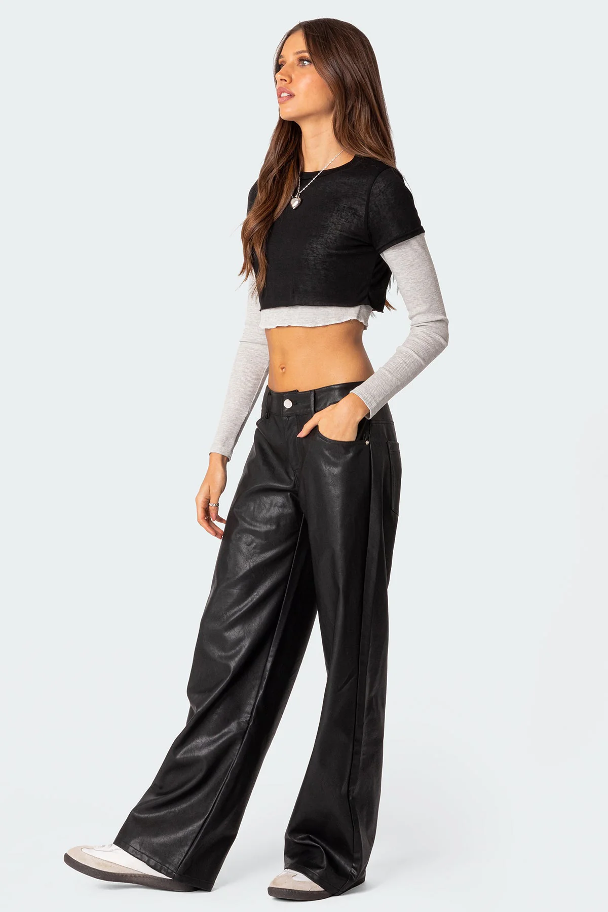 Layered Long Sleeve T Shirt - Image 4