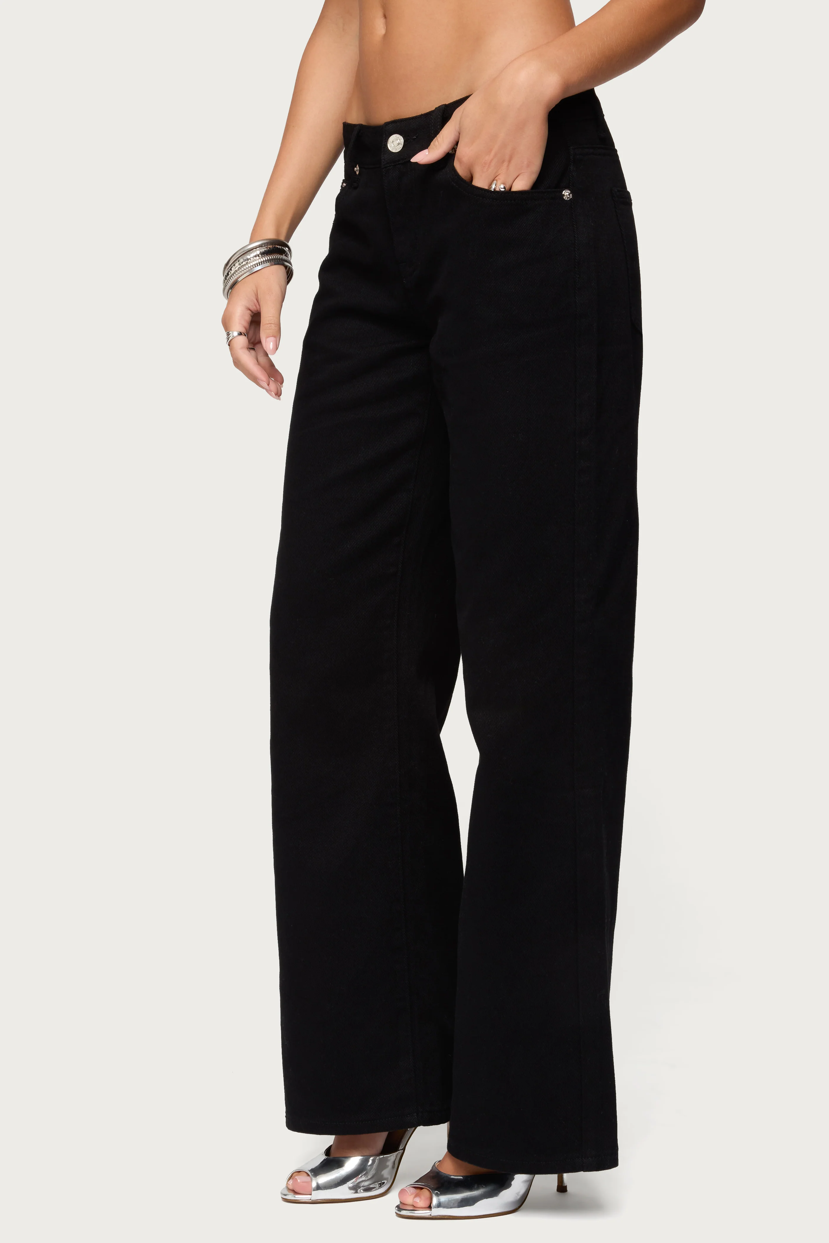 Roman Low Rise Baggy Jeans - Image 4