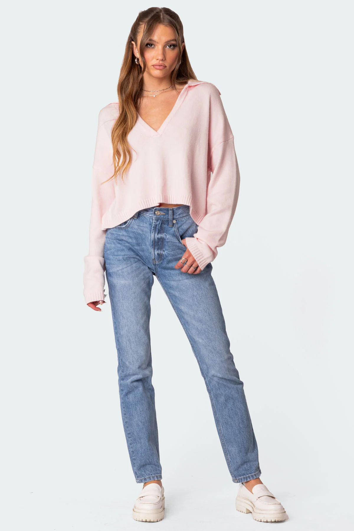 Marcie Oversize Cropped Sweater - Image 5