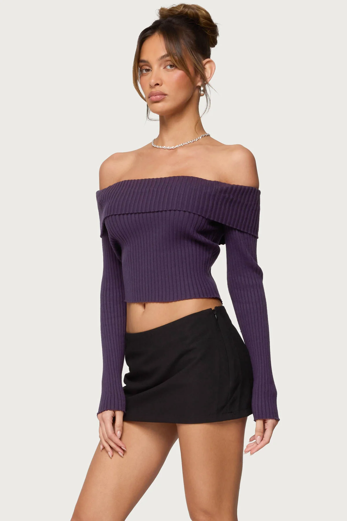 Lauren Knit Foldover Top - Image 3