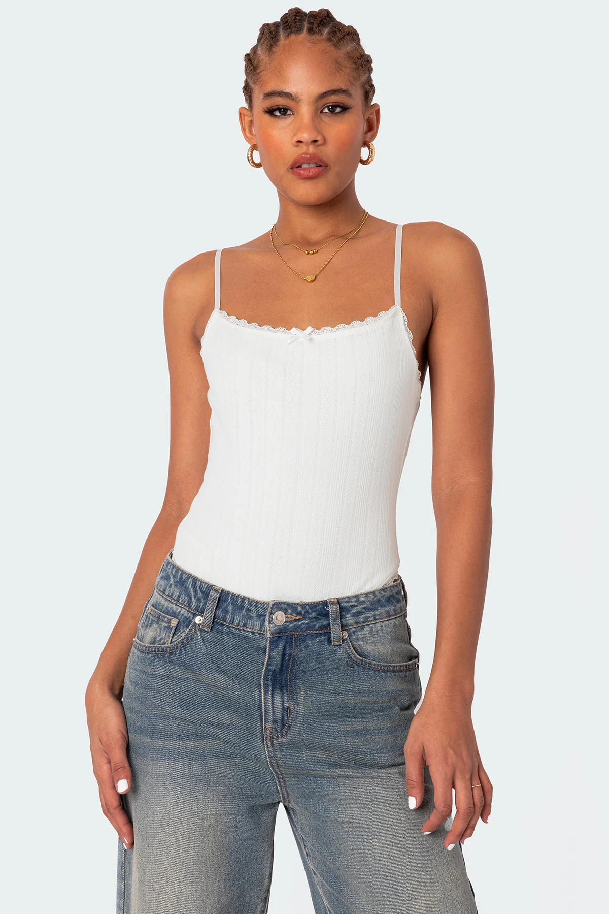 Krysten Lacey Pointelle Bodysuit