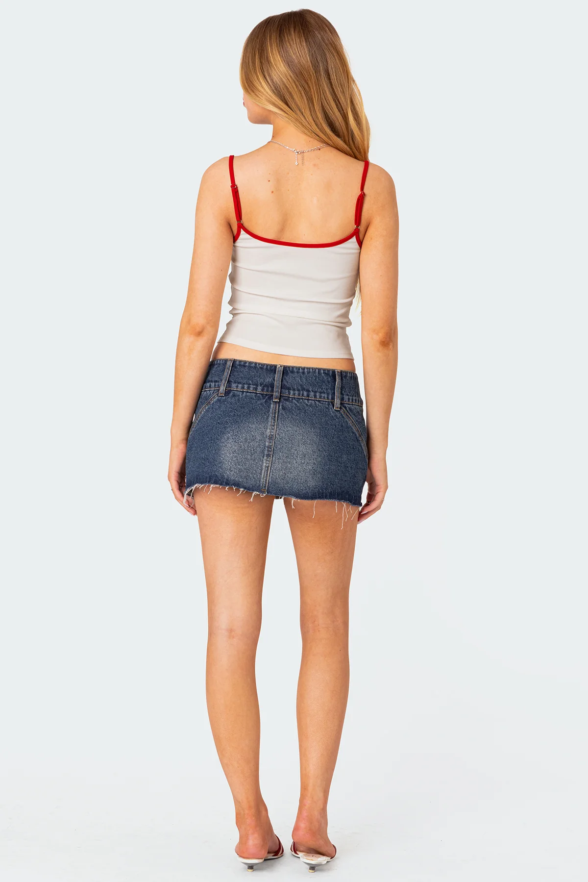 Kate Denim Micro Skort - Image 4