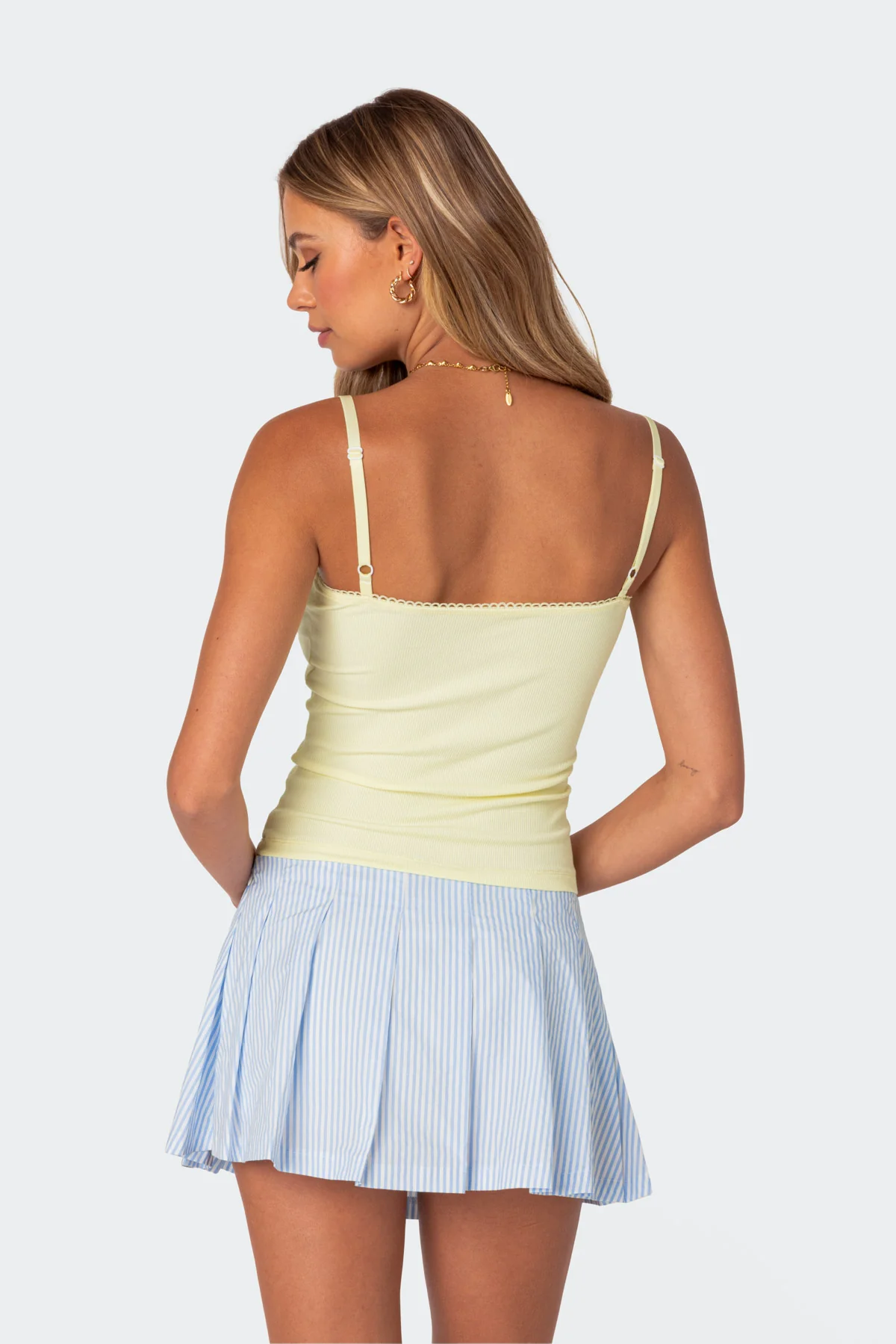 Karlee Ribbed Tank Top - Image 4
