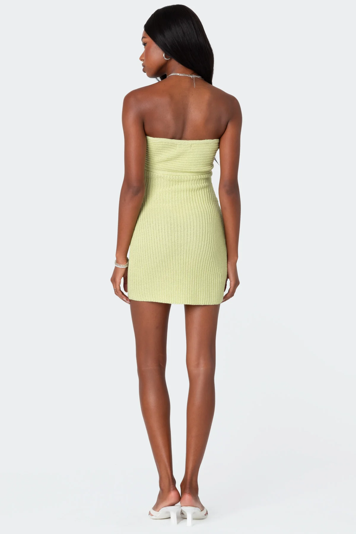 Sammie Twist Front Knit Mini Dress - Image 4