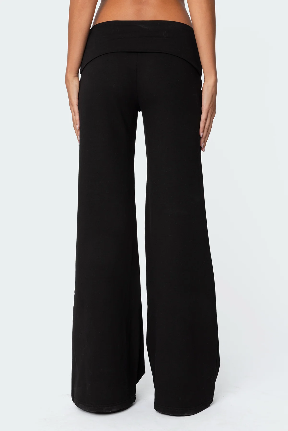 Wide Leg Foldover Pants - Image 3