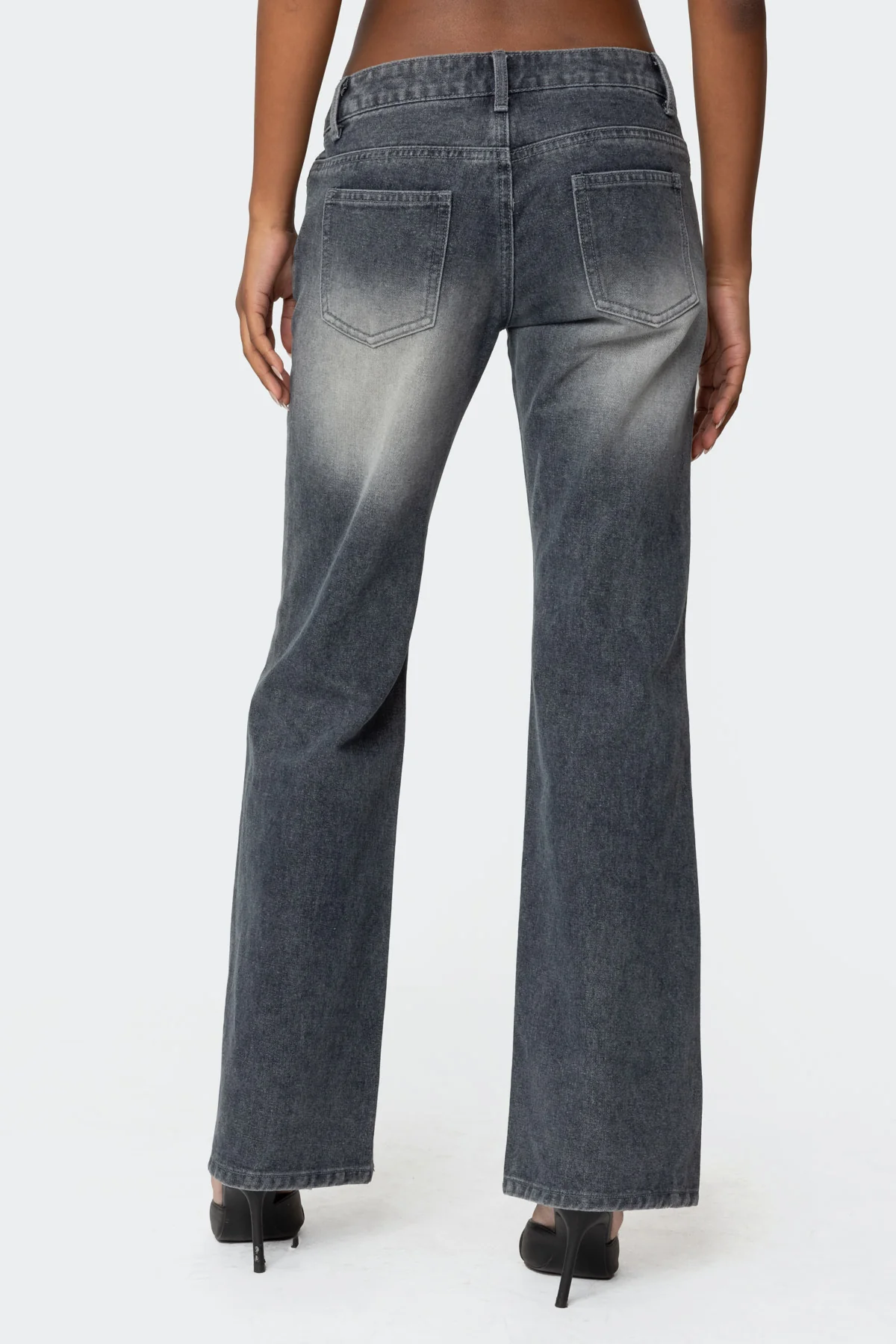 Alysse Washed Low Rise Baggy Jeans - Image 5
