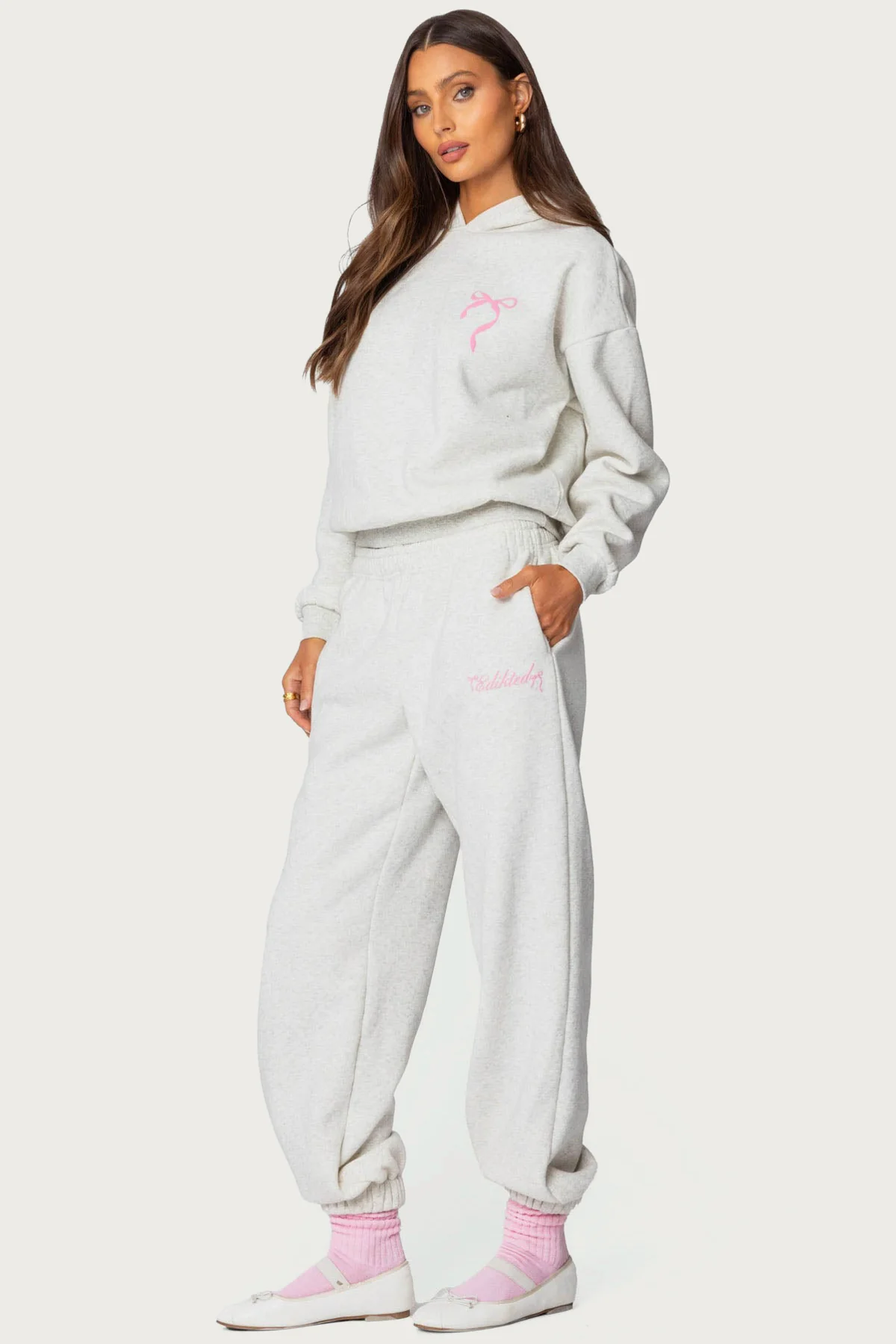 Sasha Bow Detail Hoodie - Image 5