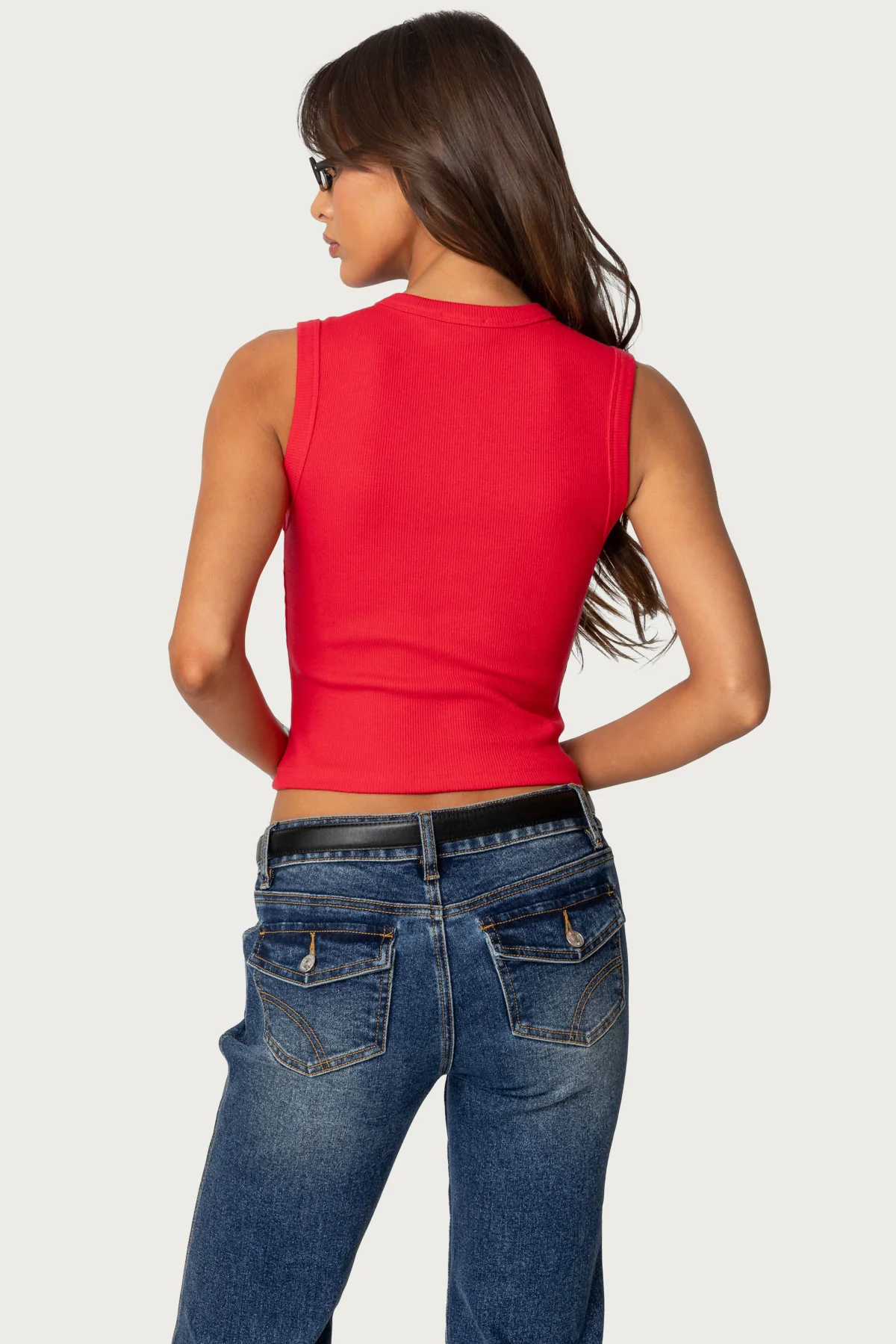 Basel Button Up Tank Top - Image 5