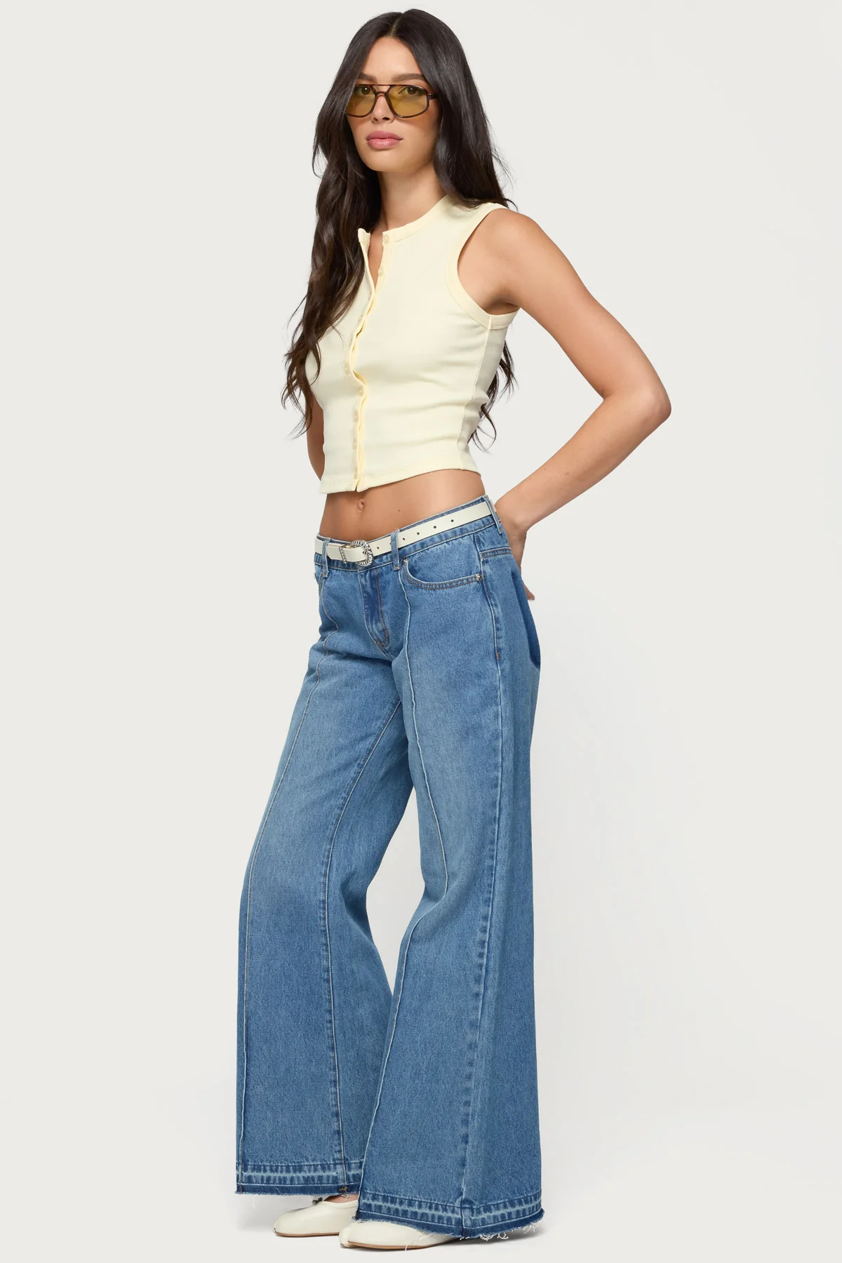 Basel Button Up Tank Top - Image 3