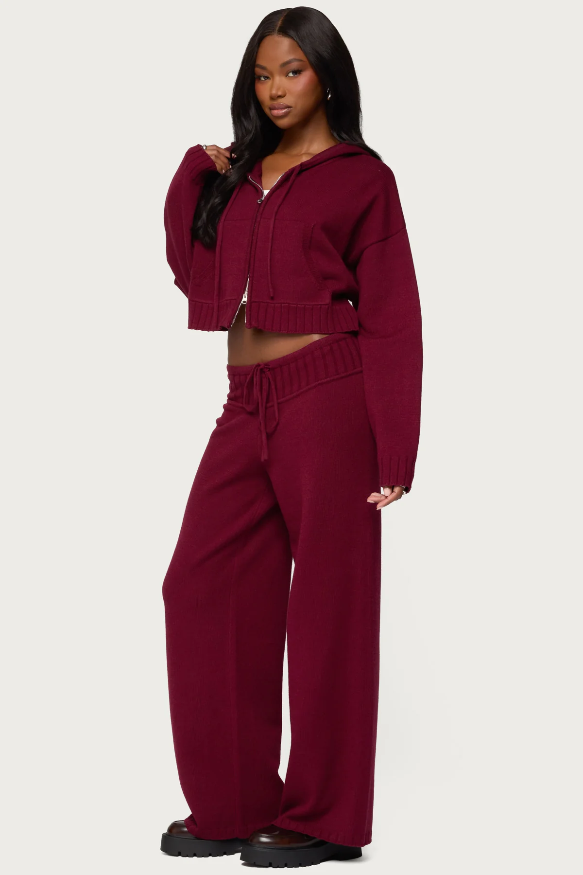 Russell Knit Hooded Cardigan - Image 4