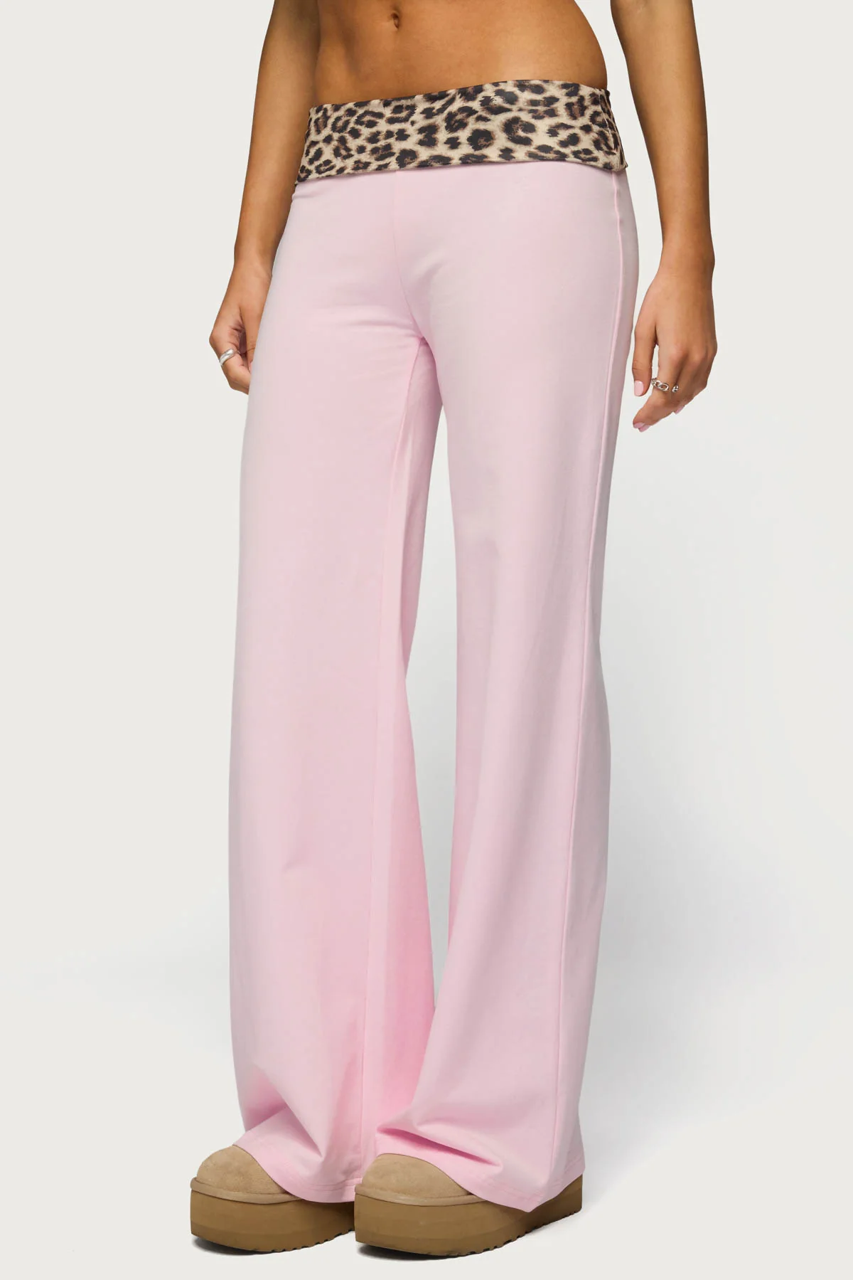 Leopard Foldover Pants - Image 3