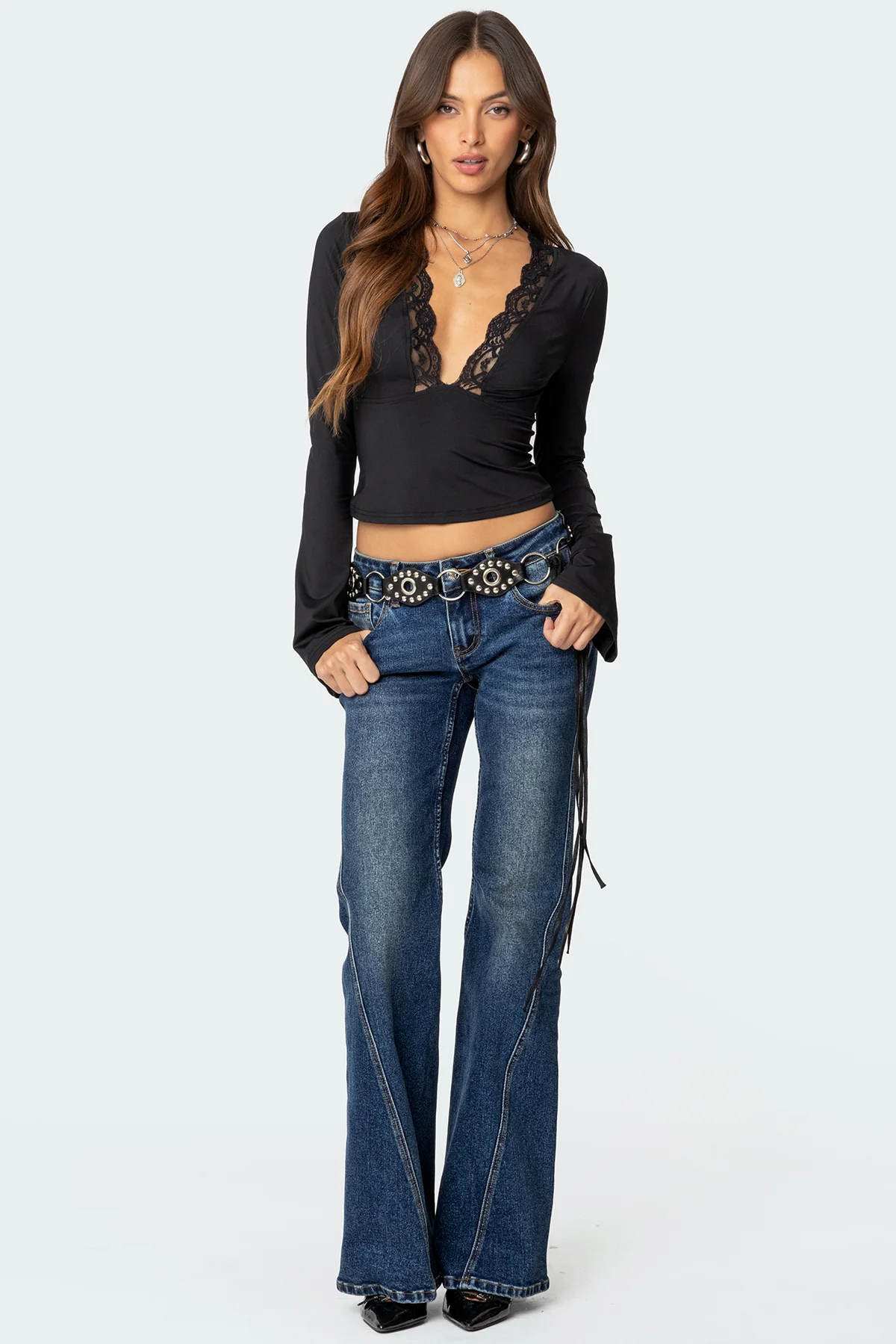 Colton Low Rise Bootcut Jeans - Image 5
