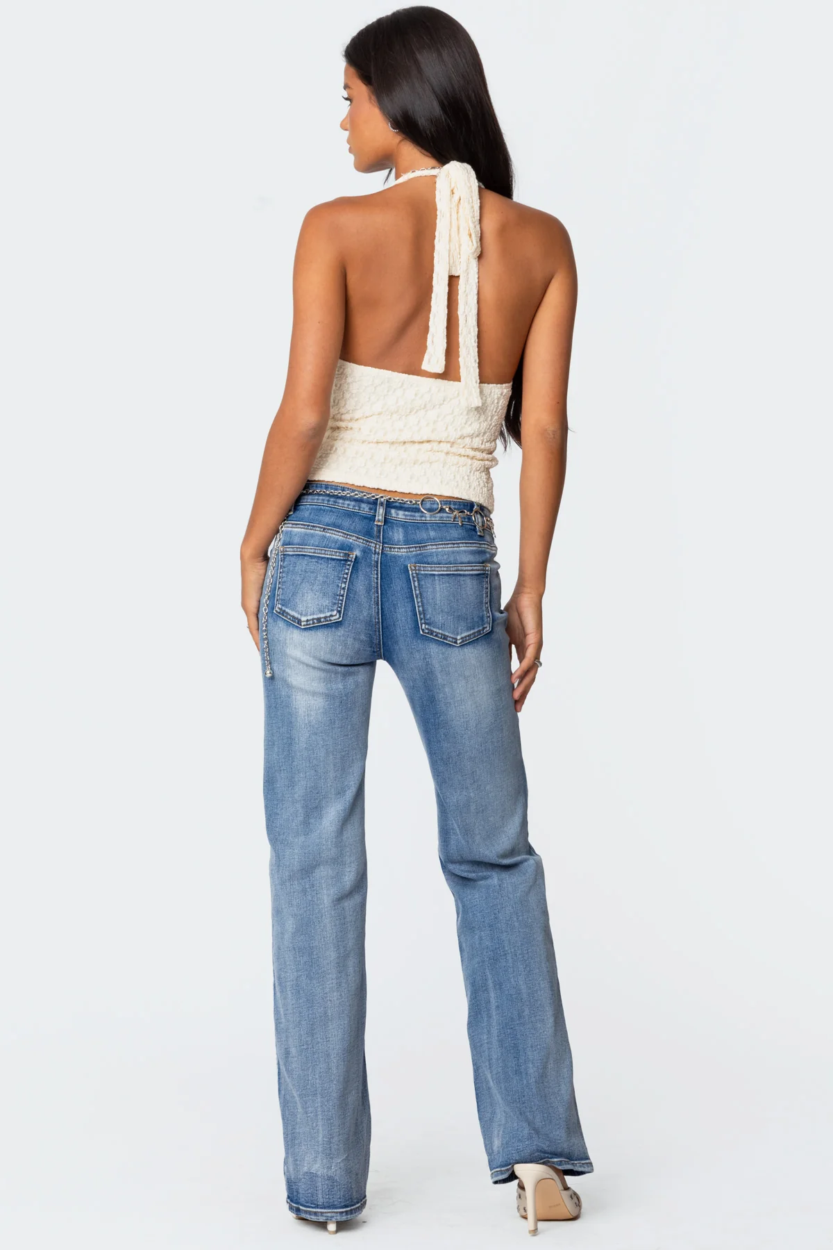 Willow Textured Halter Top - Image 2