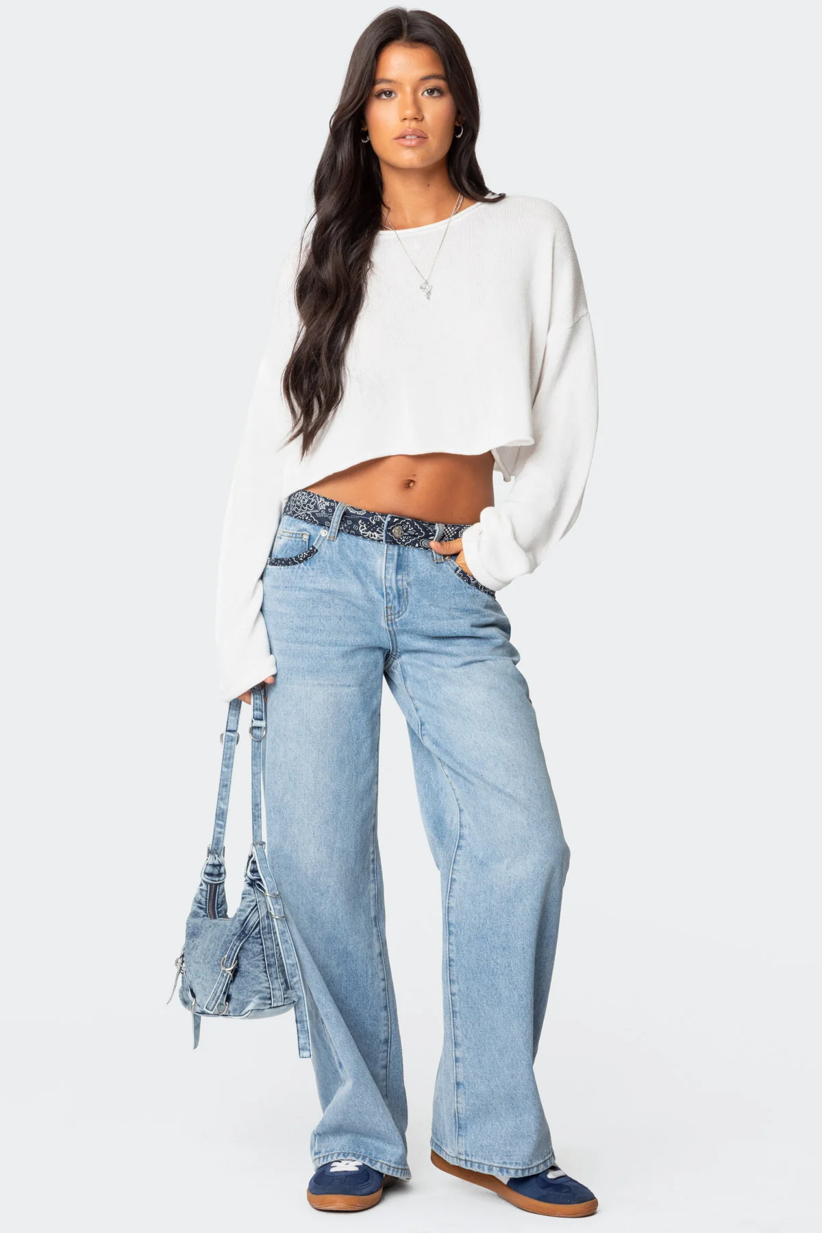 Bandana Bliss Low Rise Baggy Jeans - Image 5