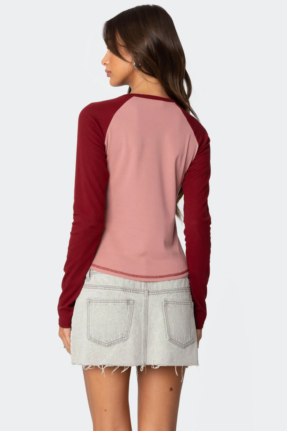 09 Raglan Long Sleeve T Shirt - Image 5