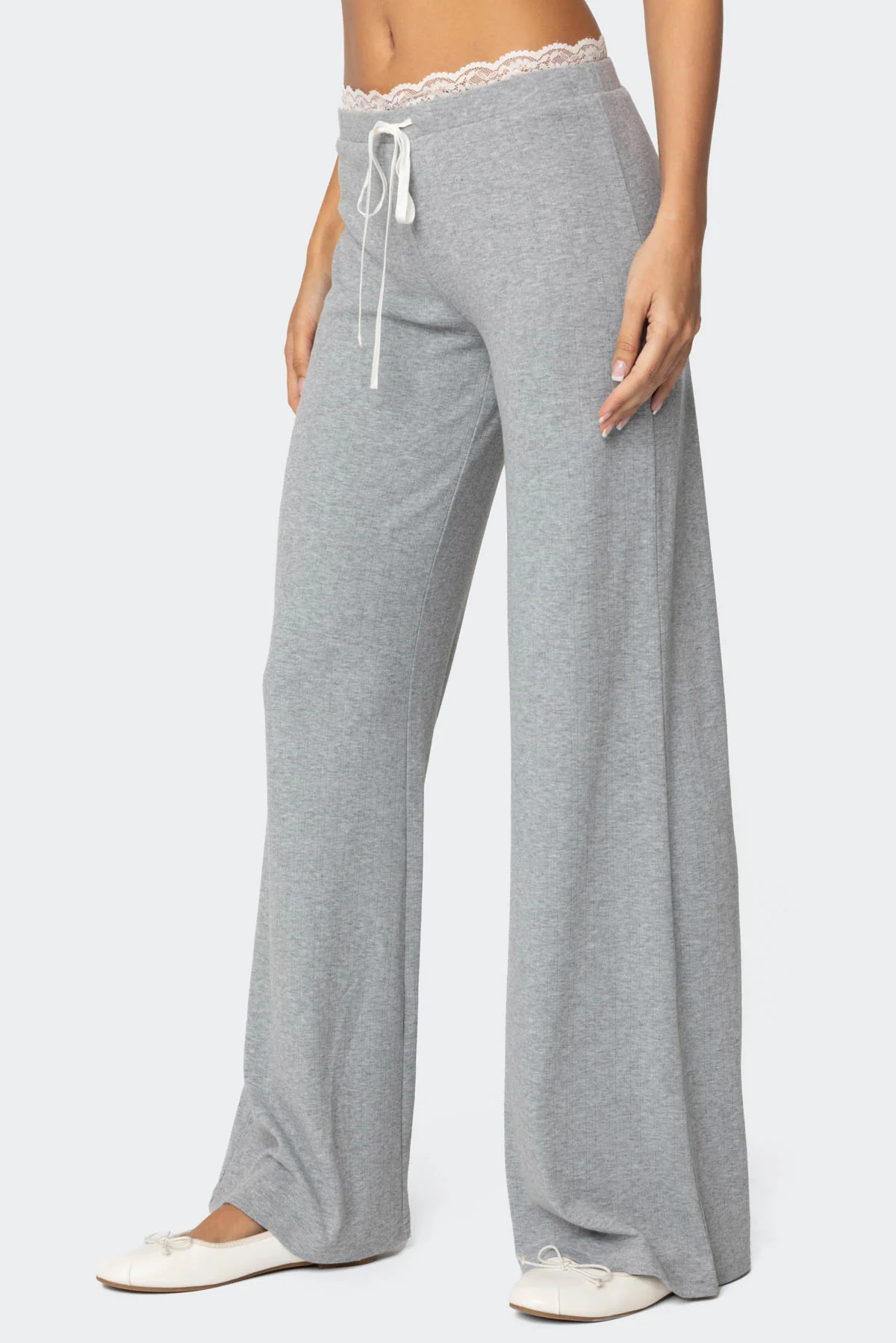 Peekaboo Lace Pants - Image 3