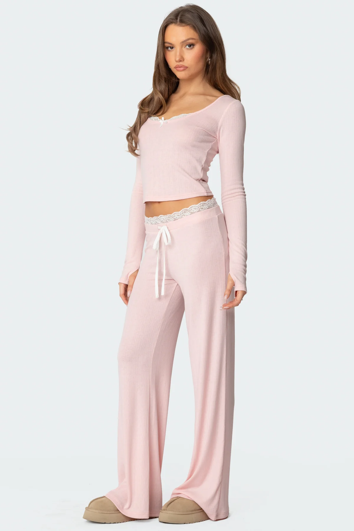 Peekaboo Lace Pants - Image 2