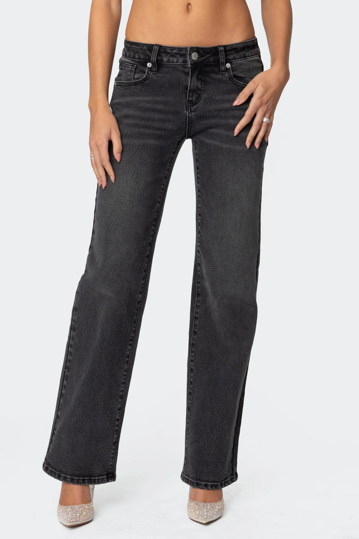 Shayna Low Rise Straight Leg Jeans - Image 2