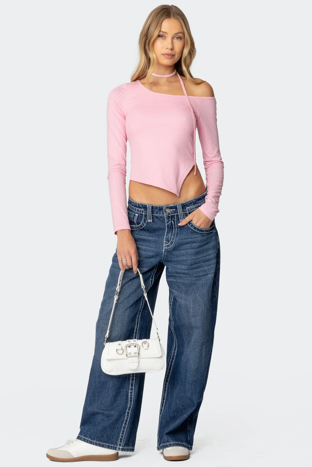 Asymmetric Two Piece Choker Top - Image 2