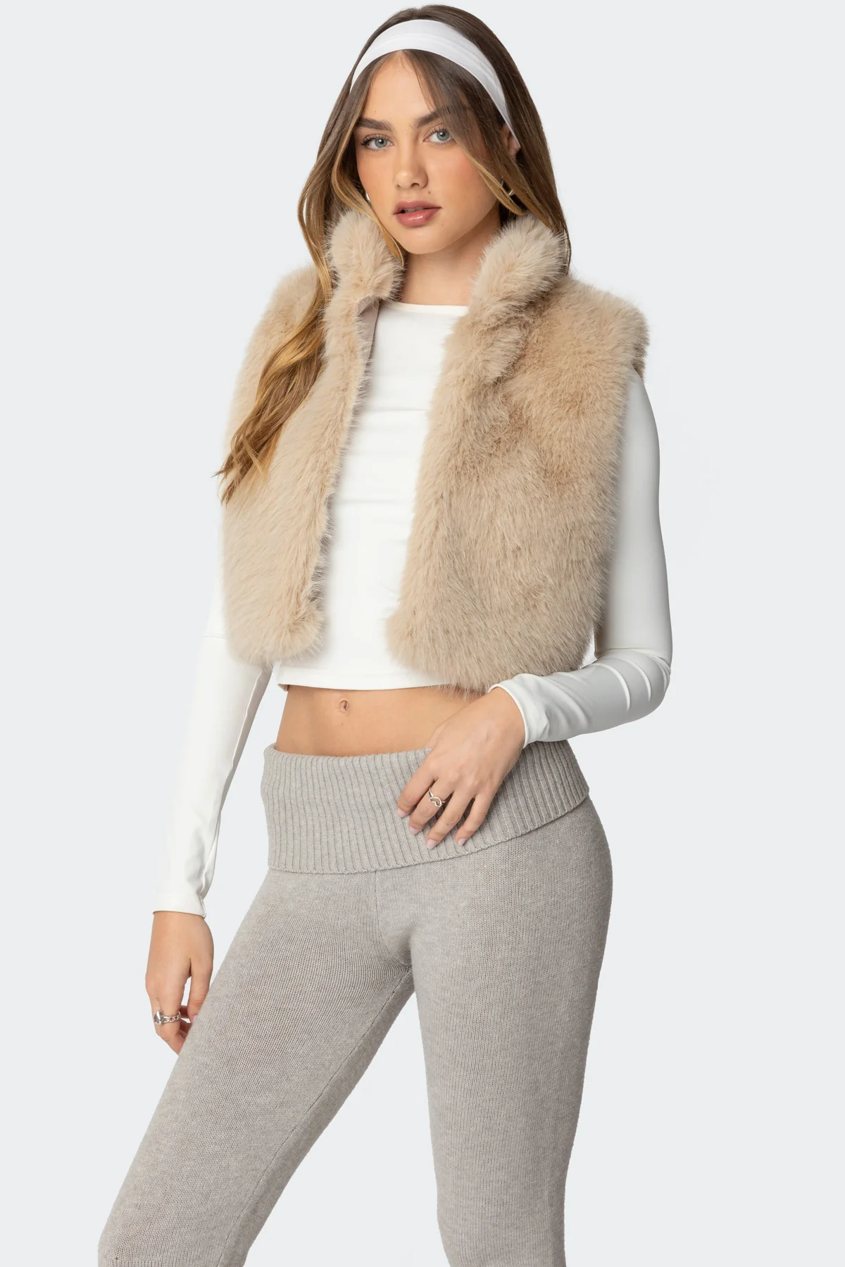 Cassandra Faux Fur Vest - Image 3