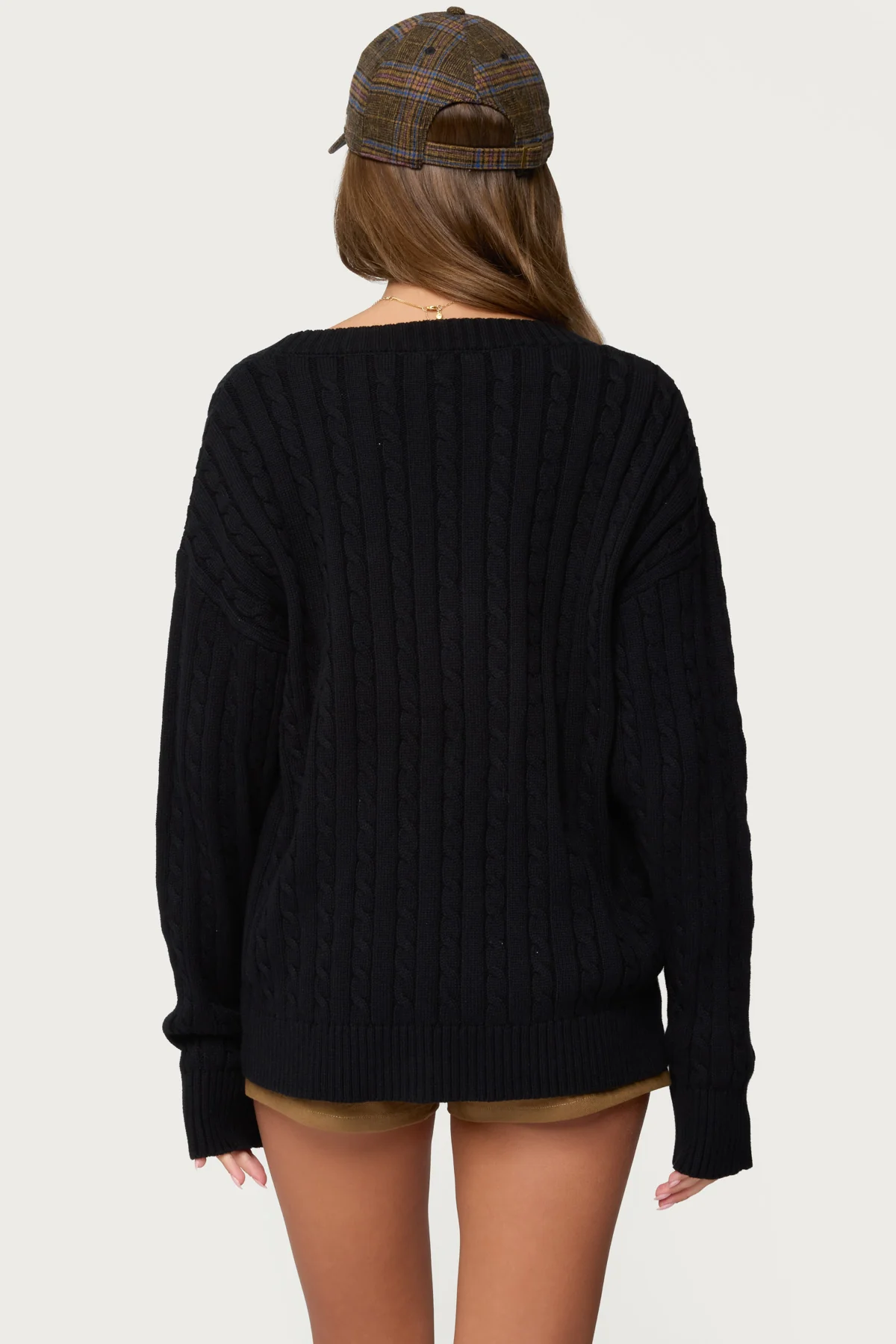 Francine Oversized V Neck Cardigan - Image 5