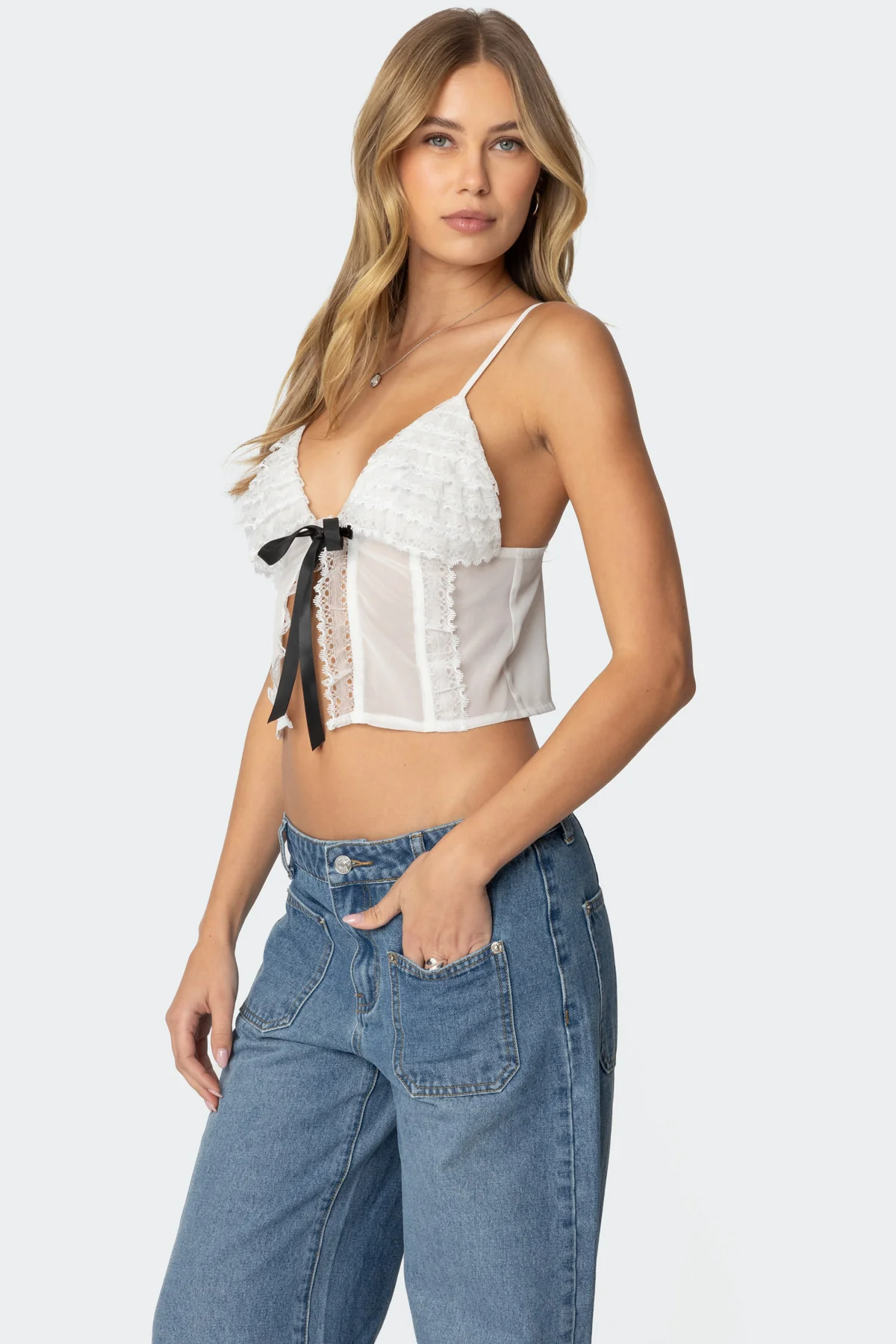 Ruffled Babydoll Top - Image 3
