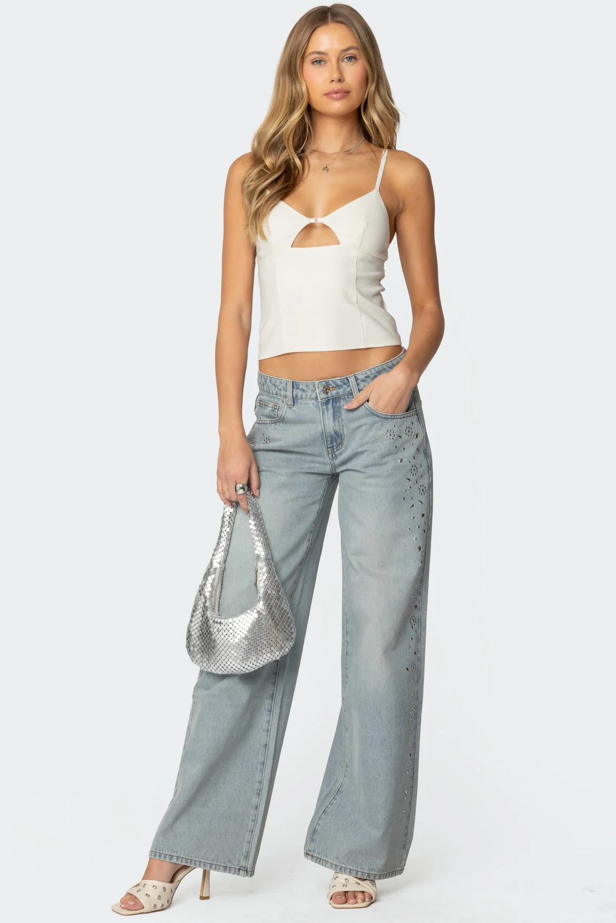 Liana Cut Out Tank Top - Image 2