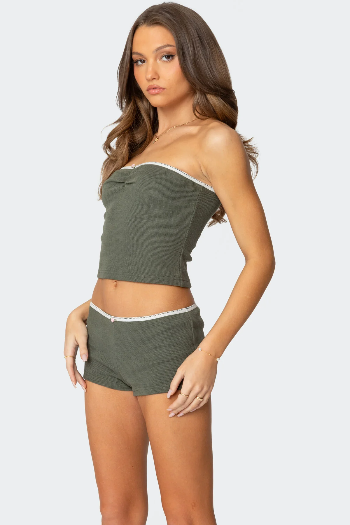 Georgina Waffle Tube Top - Image 3