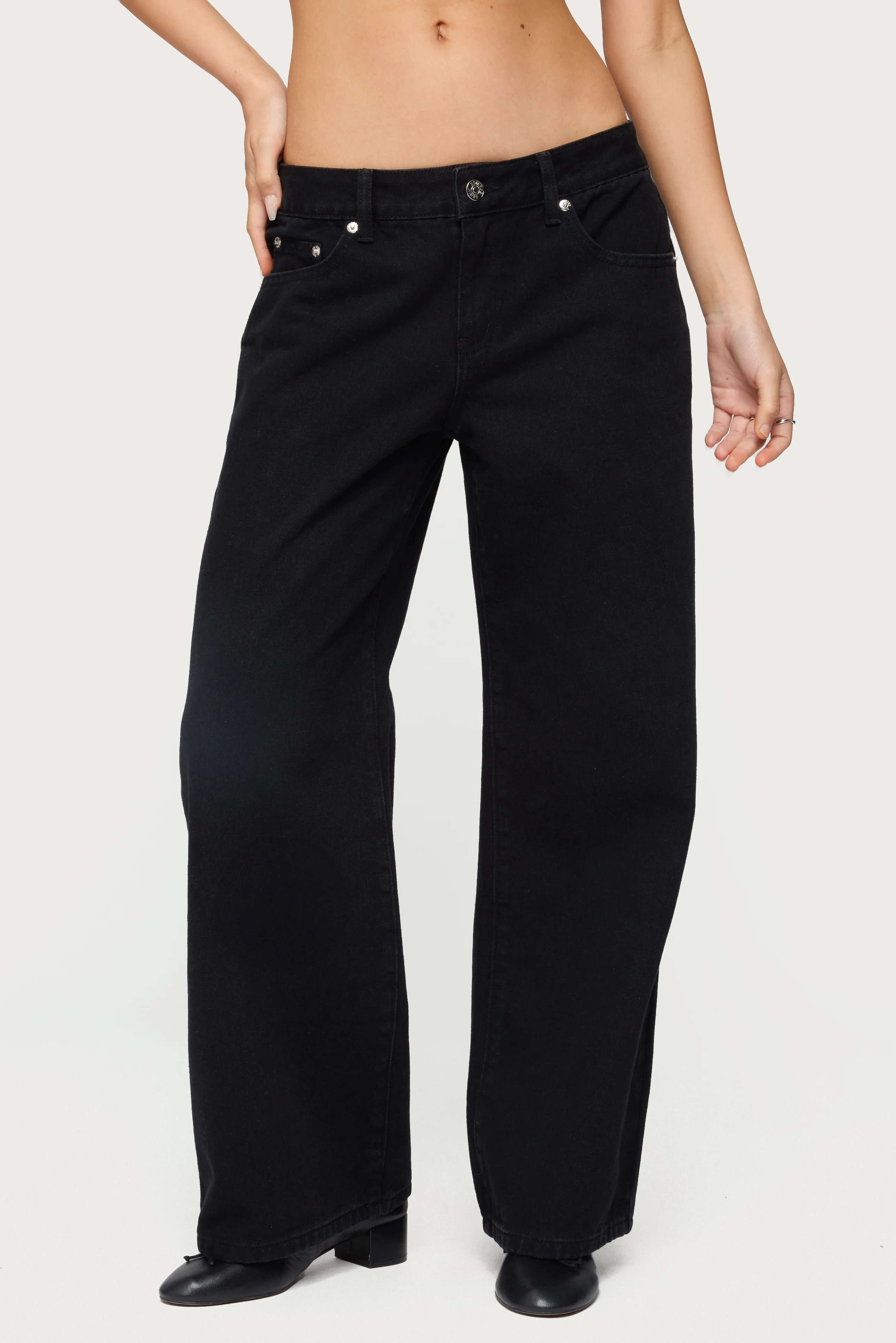 Petite Daytime Low Rise Baggy Jeans - Image 2