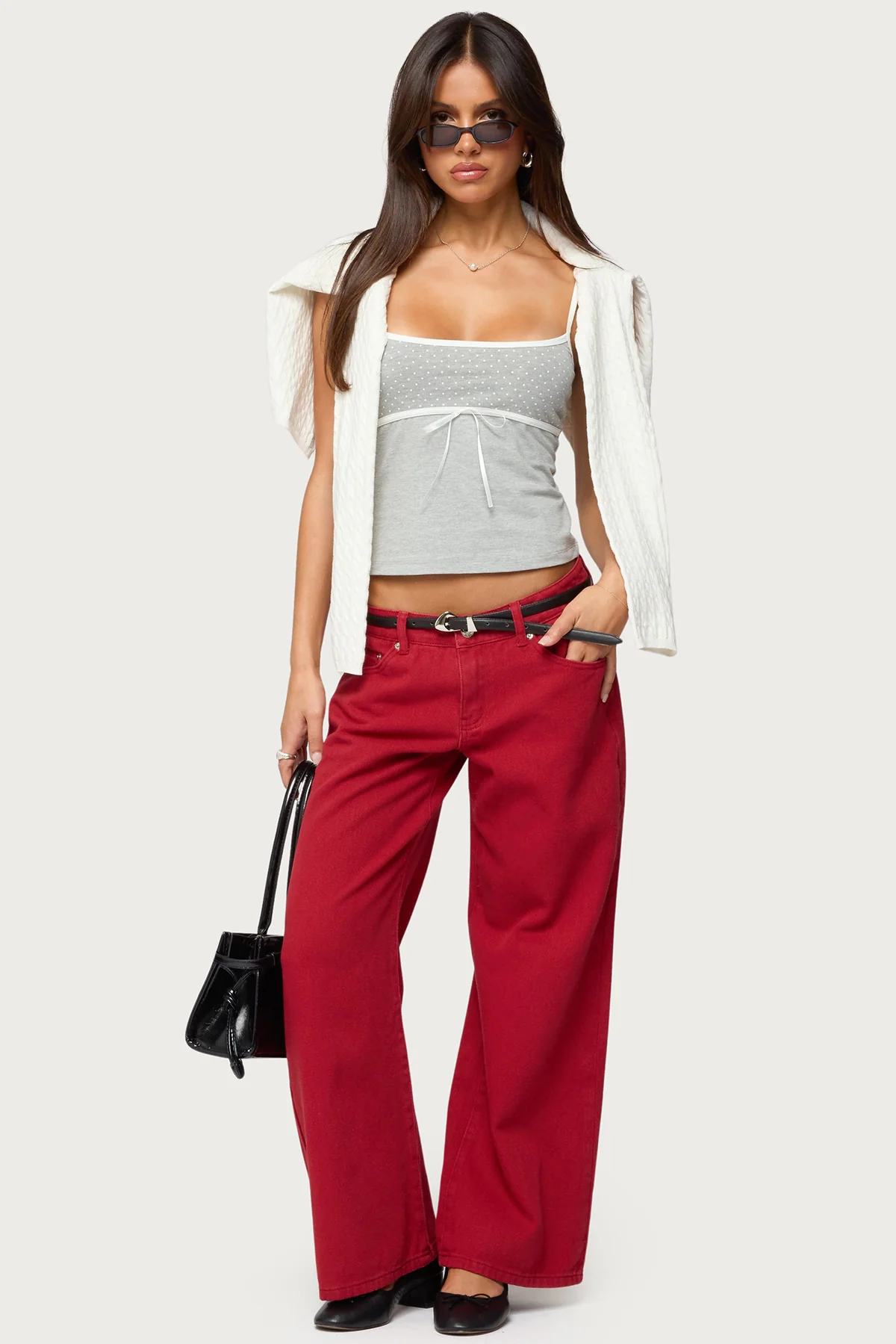Petite Roman Low Rise Baggy Jeans