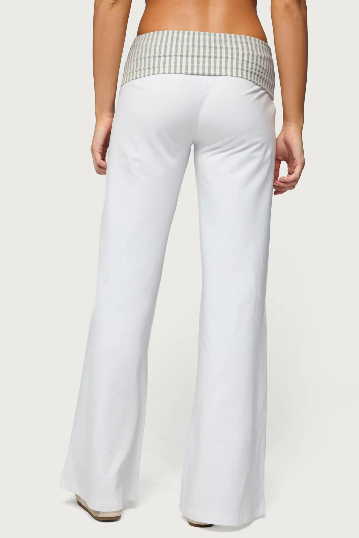 Meshey Striped Foldover Pants - Image 5