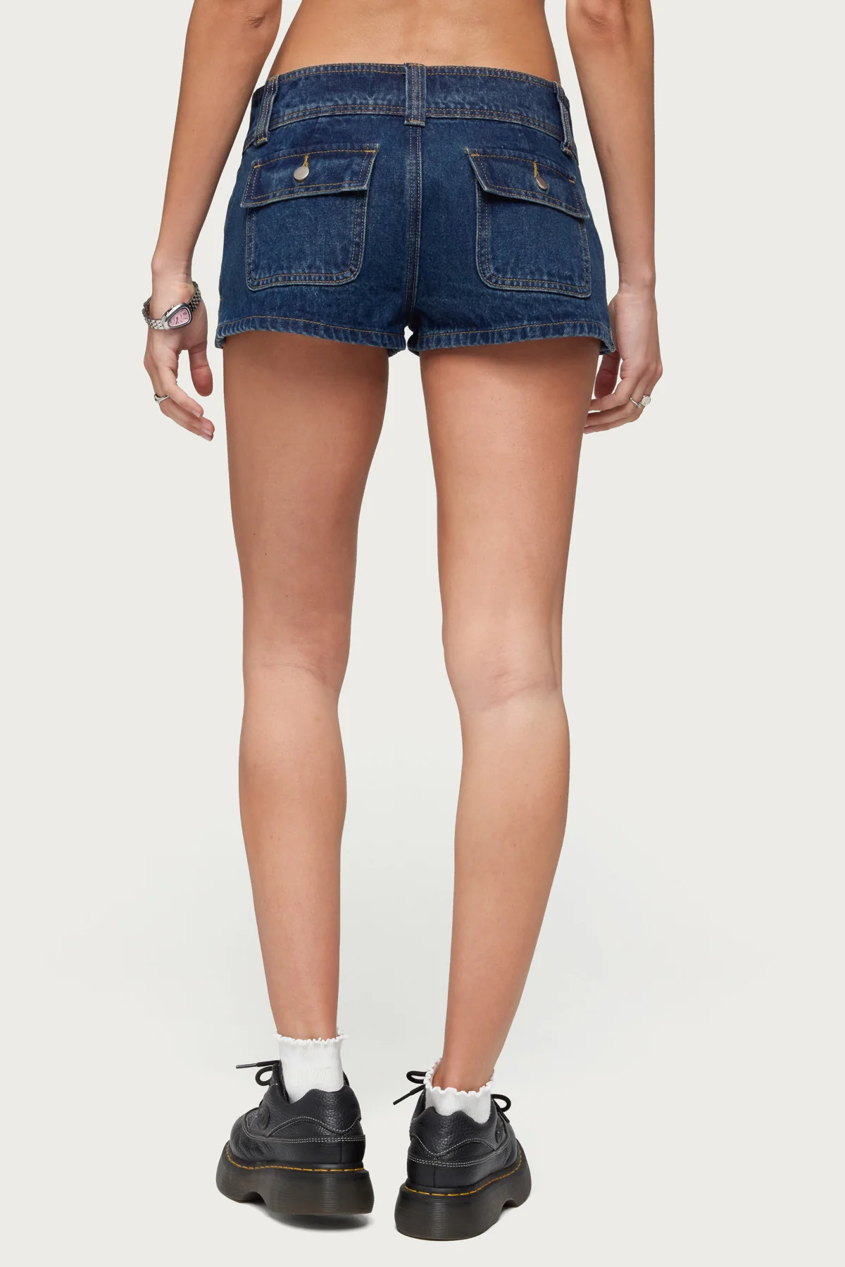Keinan Low Rise Denim Shorts - Image 5