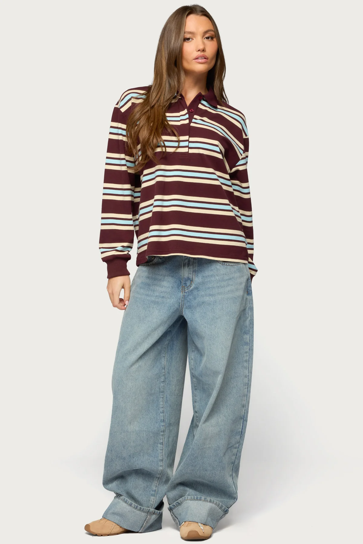 Renya Striped Rugby Shirt - Image 5