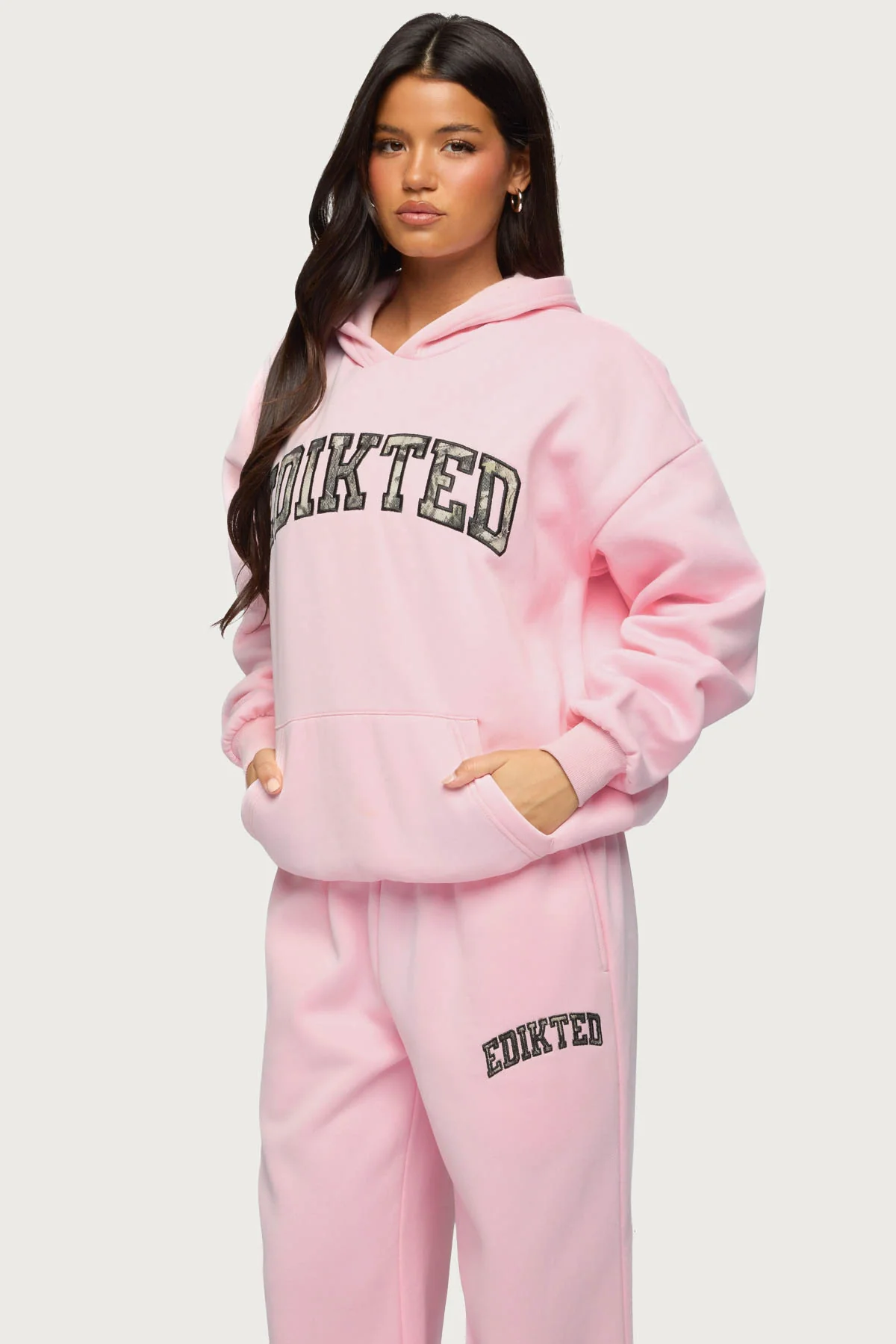 Camo Crush Edikted Oversized Hoodie - Image 4